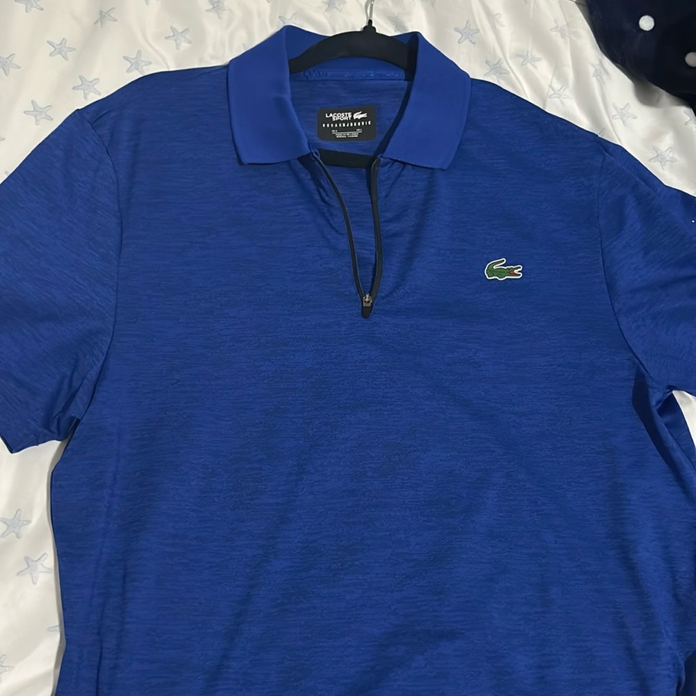 Lacoste Tennis Polo zip up Novak Djokovic Large